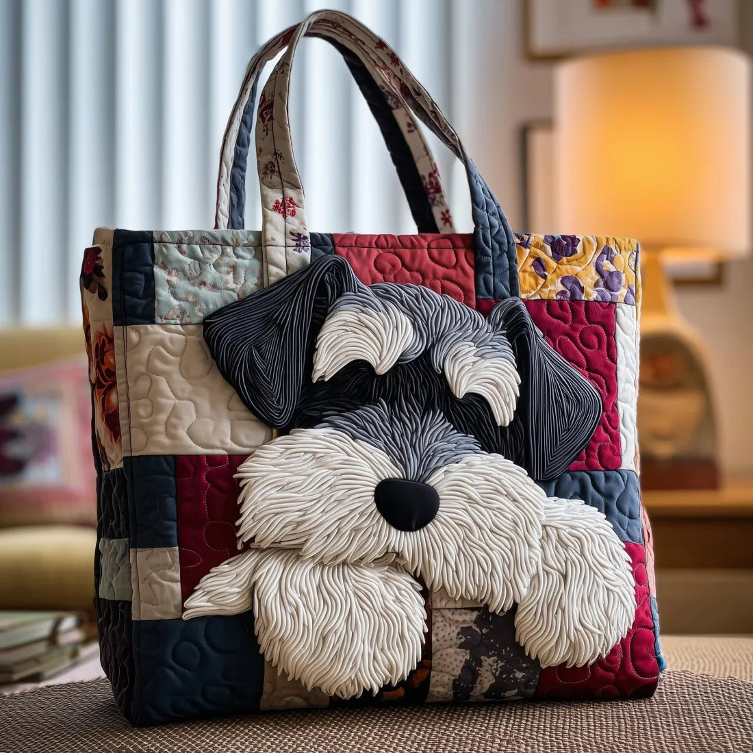 Handgefertigte Tasche - Schnauzer