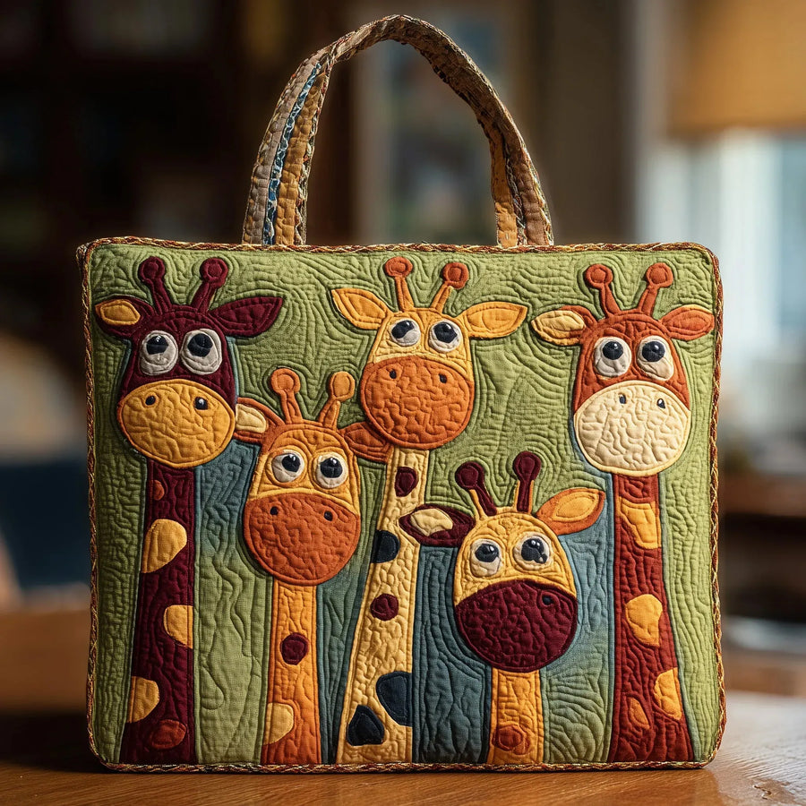 Gesteppte Tasche - Giraffe