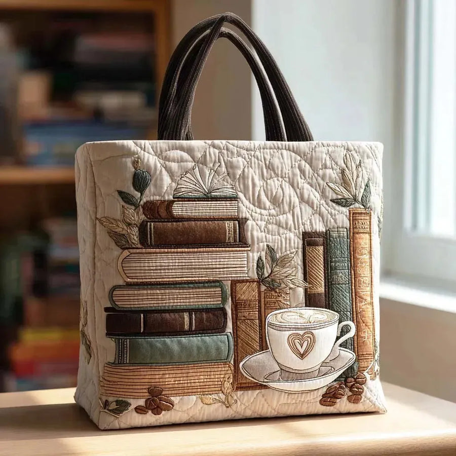 Handgefertigte Tasche - Kaffee-Kapitel