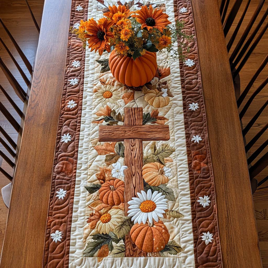 Gesteppter Tischläufer - Herbstliche Fülle